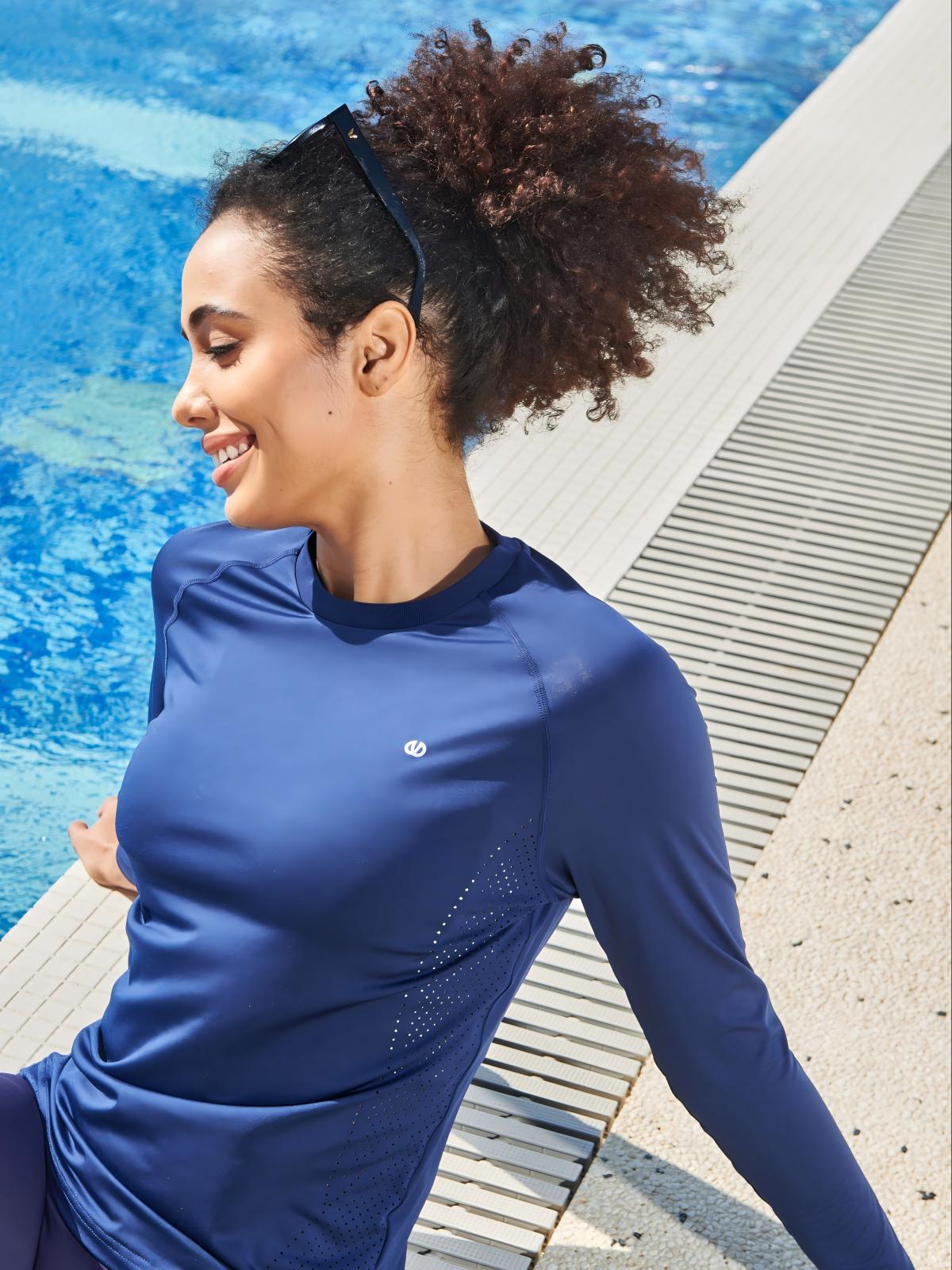 ALLZERO Rash Guard for Women UPF 50+ Long Sleeve Sun Shirts Quick